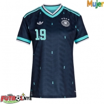 Camiseta Alemania Leroy Sane #19 Visitante Equipación para mujer Mundial 2026 manga corta